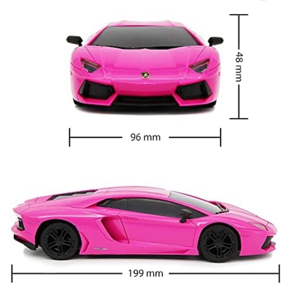 ⏬PRICE DROP⏬ LAMBORGHINI AVENTADOR COUPÉ CMJ RC CARS Scala 1:24 Radio Control - Picture 6 of 10